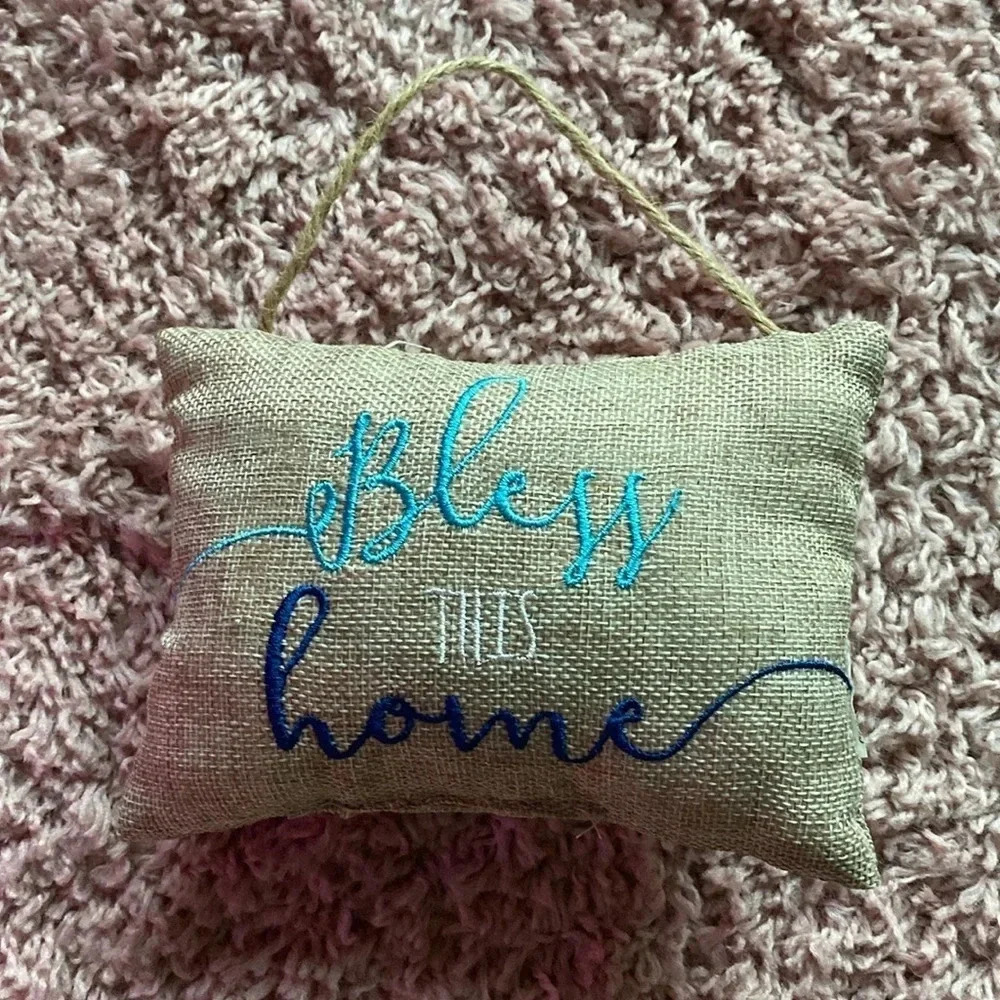 Bless this home hanging pillow